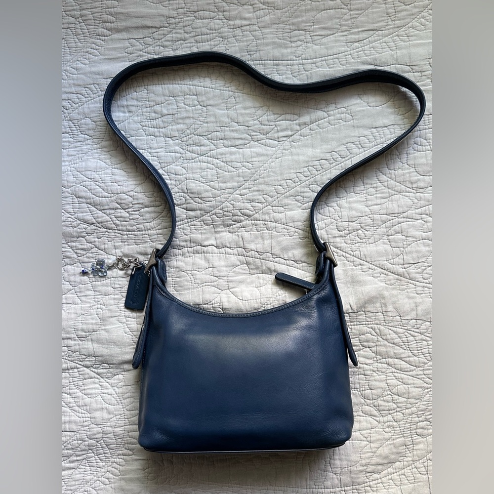 ((SOLD))Coach legacy Blue Leather Bag